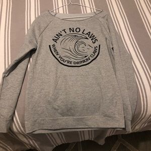 White claw sweatshirt